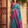 Ast Navya Silk Vol 1 Soft Silk Pochampally Festival Wear Saree Collection