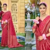 Bunawat Kantha Silk Sangam Prints Soft Silk Woven Worked Festive Saree Collection