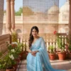 Kc 881 Pixel Crush with Cutdana Worked Party Wear Saree Collection