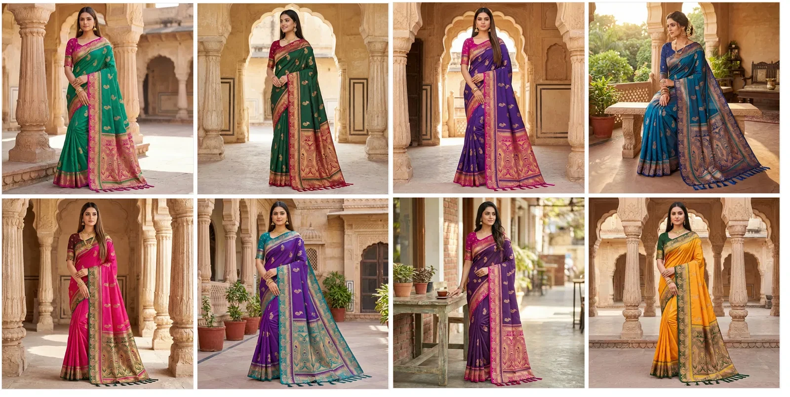 Mb 1013 Soft Paithani Silk Zari Weaving Festival Saree Collection