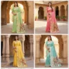 Mb 1111 Organza Silk Woven Butti Motifs Paithani Saree Collection