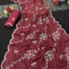 Modal 6358 Georgette Embroidered Designer Saree Collection