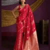 Rajtex Kanthkala Indigo Satin Silk Festival Wear Saree Collection