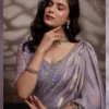 Sethnic Luminah Velvet Satin with Zarkan Border Party Wear Saree Collection