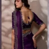 Sethnic Luminah Velvet Satin with Zarkan Border Party Wear Saree Collection