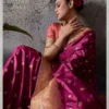Sethnic Riyasat Makhmal Satin Silk Meenakari Traditional Wear Saree Collection