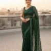 Vt 833 T Georgette Silk Sequence Worked Premium Saree Collection