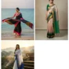 Aab Korvai Vol 1 Kotanji Border Silk Cotton Unifrom Saree Collection
