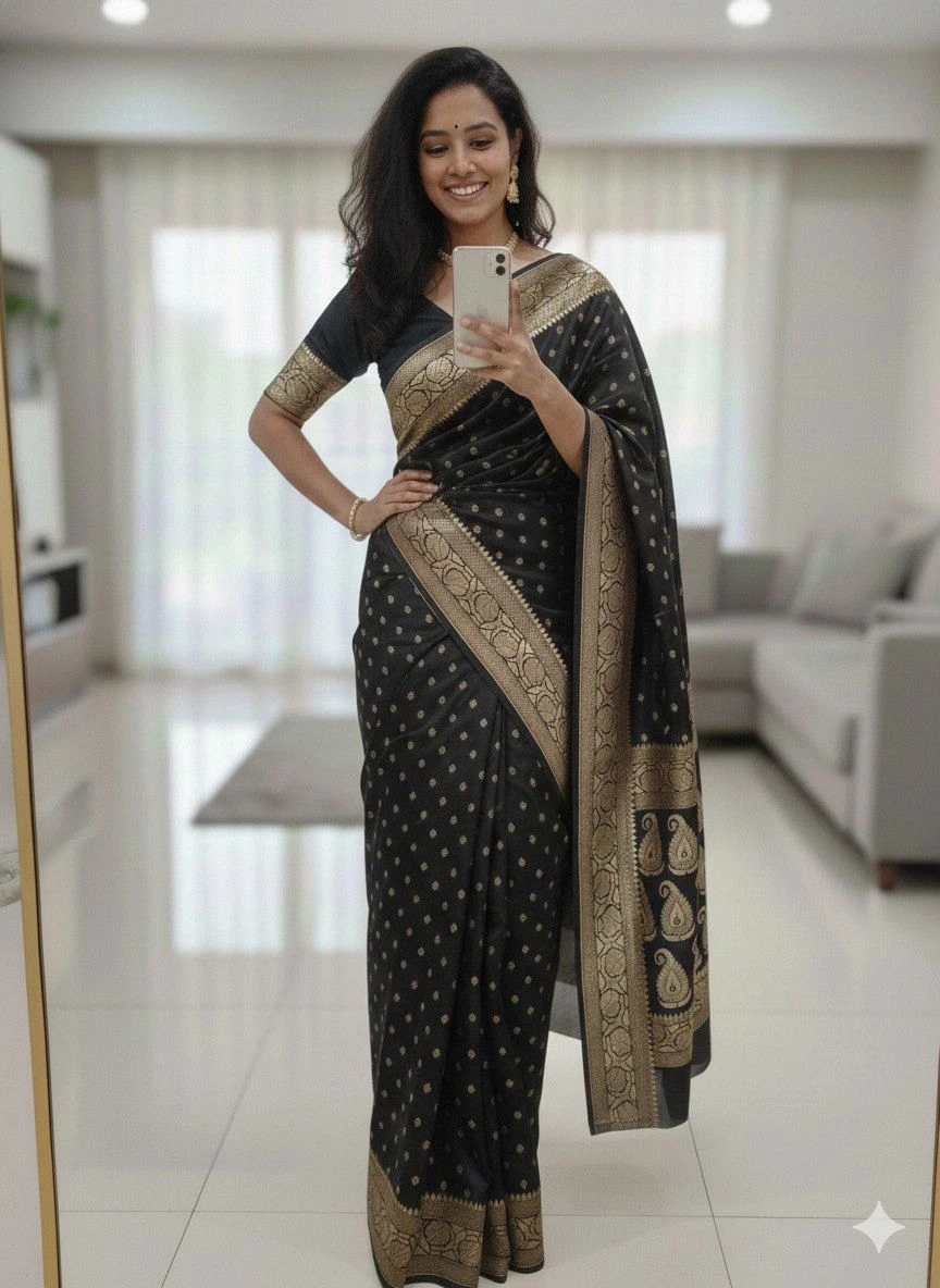 Aab Mosam Vol 1 Soft Silk Jacquard Border Saree Collection