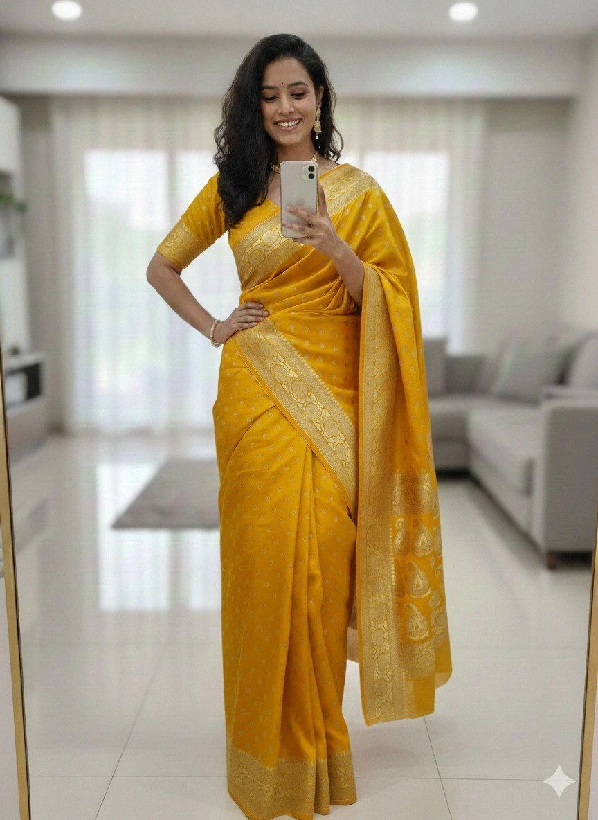 Aab Mosam Vol 1 Soft Silk Jacquard Border Saree Collection