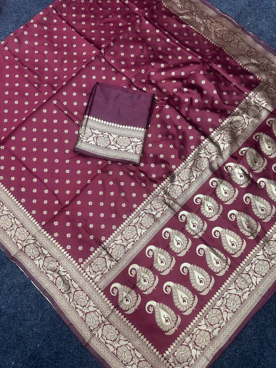 Aab Mosam Vol 1 Soft Silk Jacquard Border Saree Collection