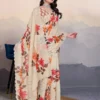 Adhya Cotton Linen Aari Bharat Work with Digital Printed Saree Collection