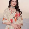 Adhya Cotton Linen Aari Bharat Work with Digital Printed Saree Collection