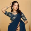 Anisha Gulabo Mg Reniyal Embroidered Fancy Saree Collection