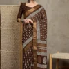 Apple Holland Silk 97 Silk Blend Purple Printed Fancy Saree Collection