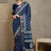Apple Holland Silk 97 Silk Blend Purple Printed Fancy Saree Collection