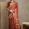 Apple Holland Silk 97 Silk Blend Purple Printed Fancy Saree Collection