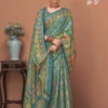 Apple Narmada 99 Viscose Silk Beige Printed Designer Saree Collection