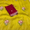 Arham Crunchy Embroidery Sequence Worked Saree Collection