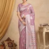 Ast Riwaaz Linen Cotton Festival Wear Saree Collection