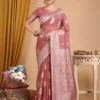 Ast Riwaaz Linen Cotton Festival Wear Saree Collection