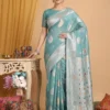 Ast Riwaaz Linen Cotton Festival Wear Saree Collection