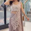 Bt 7143 Rangoli Embroidery Sequence Work Beautiful Ready to Wear Saree