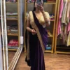 Bt 7145 Fandy Satin Sequence Worked Ready to Wear Saree Collection