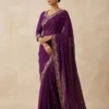 Crush Silk Ah Rangoli Silk Embroidery Saree Collection