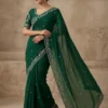 Crush Silk Ah Rangoli Silk Embroidery Saree Collection