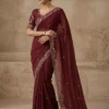 Crush Silk Ah Rangoli Silk Embroidery Saree Collection