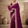 Fashionable Ah Rangoli Silk Embroidery Worked Fancy Saree Collection