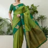 Hansa Vilas Soft Silk with Zari Worked Fancy Saree Collection