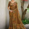 Kashvi Ishara Vol 2 Nc Moss Digital Printed Saree Collection
