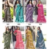 Kashvi Lavanya 101 to 108 Dull Moss Digital Printed Saree Collection