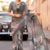 Kashvi Neha Vol 11 Dull Moss Digital Printed Fancy Saree Collection