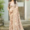 Kashvi Ruhani Vol 20 Dull Moss Satin Patta Saree Collection