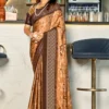 Kashvi Shivika Vol 3 Black Moss Foil Printed Saree Collection