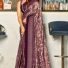 Kashvi Shivika Vol 3 Black Moss Foil Printed Saree Collection