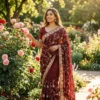Kc 2112 Space Silk Beautiful Sequence Worked Saree Collection