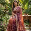 Kc 2112 Space Silk Beautiful Sequence Worked Saree Collection