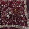 Kc 2112 Space Silk Beautiful Sequence Worked Saree Collection