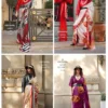 Kreshva Elizabeth Satin Silk Satya Paul Modern Design Saree Collection