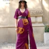 Kreshva Elizabeth Satin Silk Satya Paul Modern Design Saree Collection
