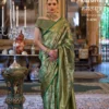 Kreshva Mangalsutra Tissue Dharmvaram Silk with Weaving Saree Collection