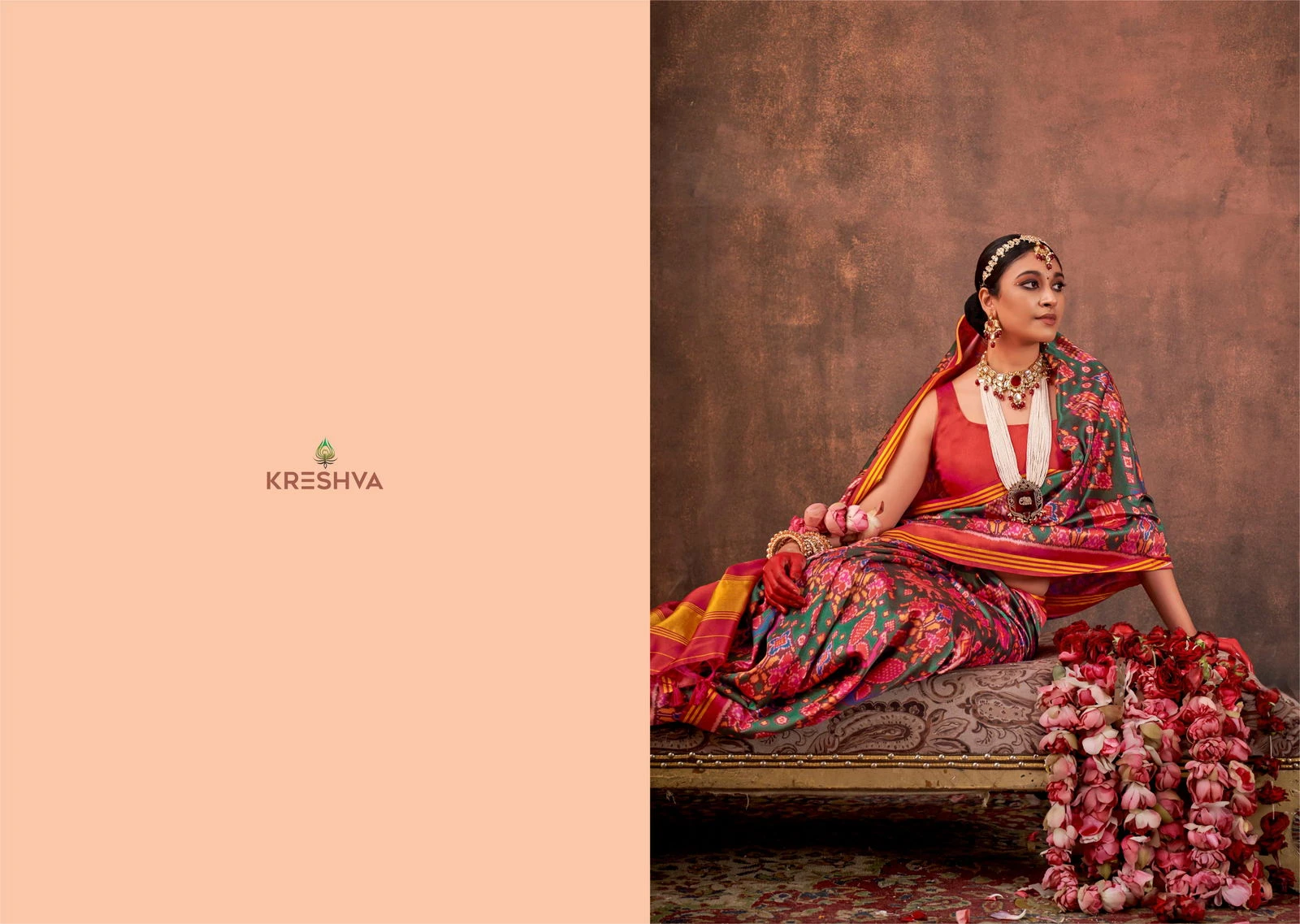 Kreshva Patola Essence Silk with Patola Print Saree Collection
