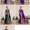 Maahi 218 Banarasi Silk Zari Weaving Party Wear Saree Collection