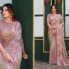 Mahotsav Mohmanthan 25400 Noire Armani Tulle with Stone Worked Saree Collection