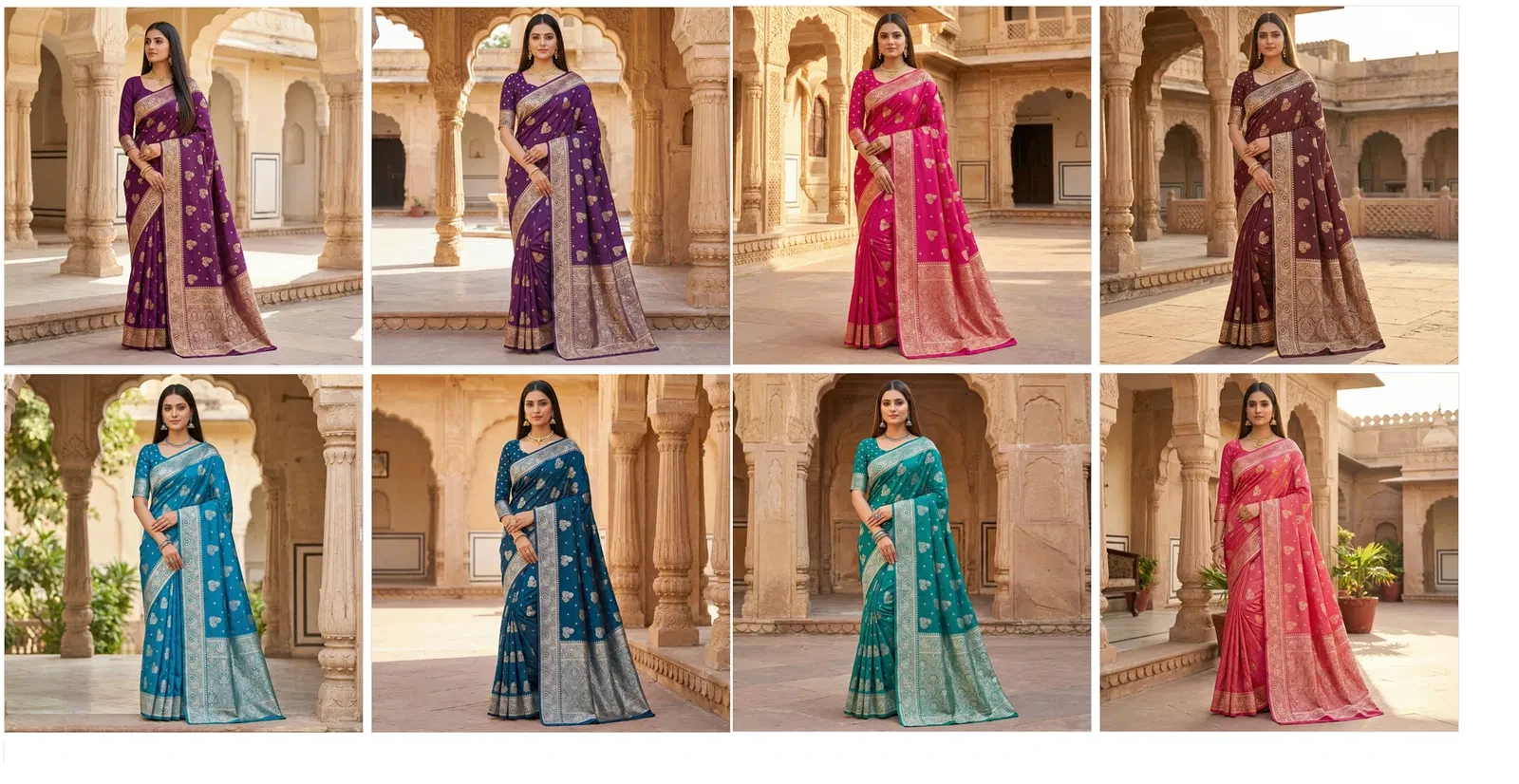 Mb 3323 Pure Banarasi Silk Zari Weaving Traditional Saree Collection