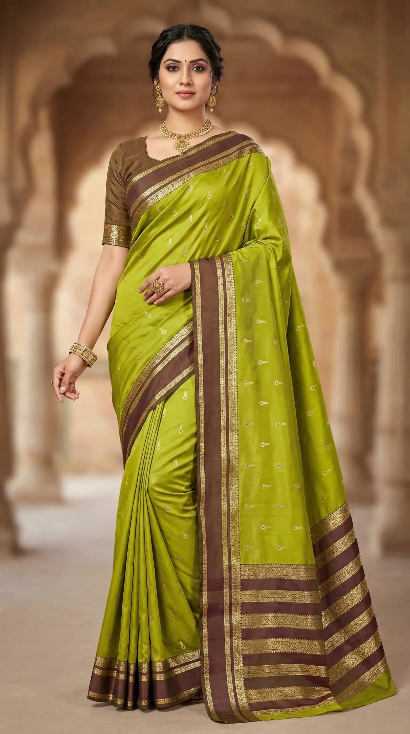 Mb 3325 Banarasi Silk Zari Weaving Saree Collection